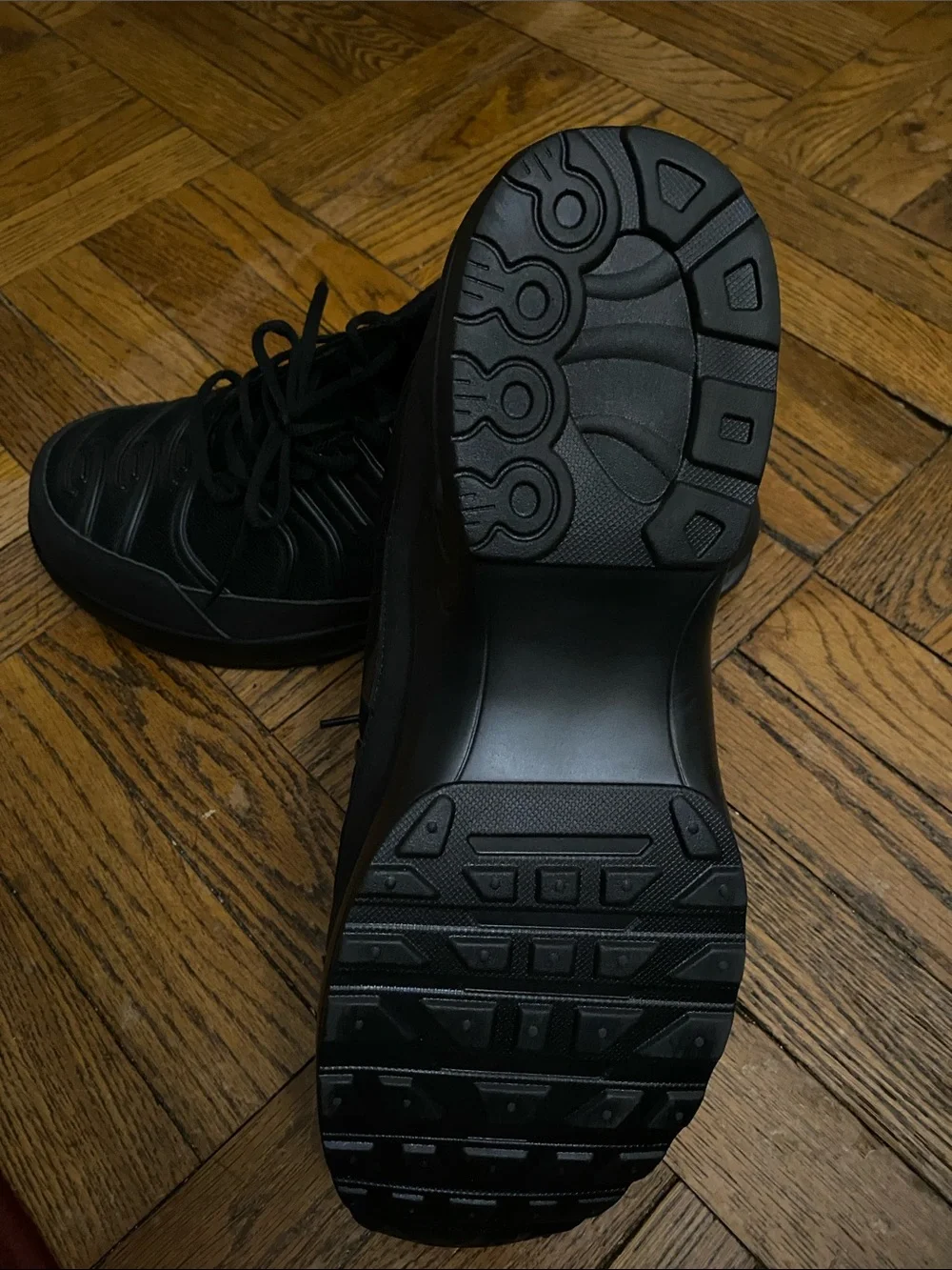 Men's Black Athletic/ Work Steel Toe Safety Shoe